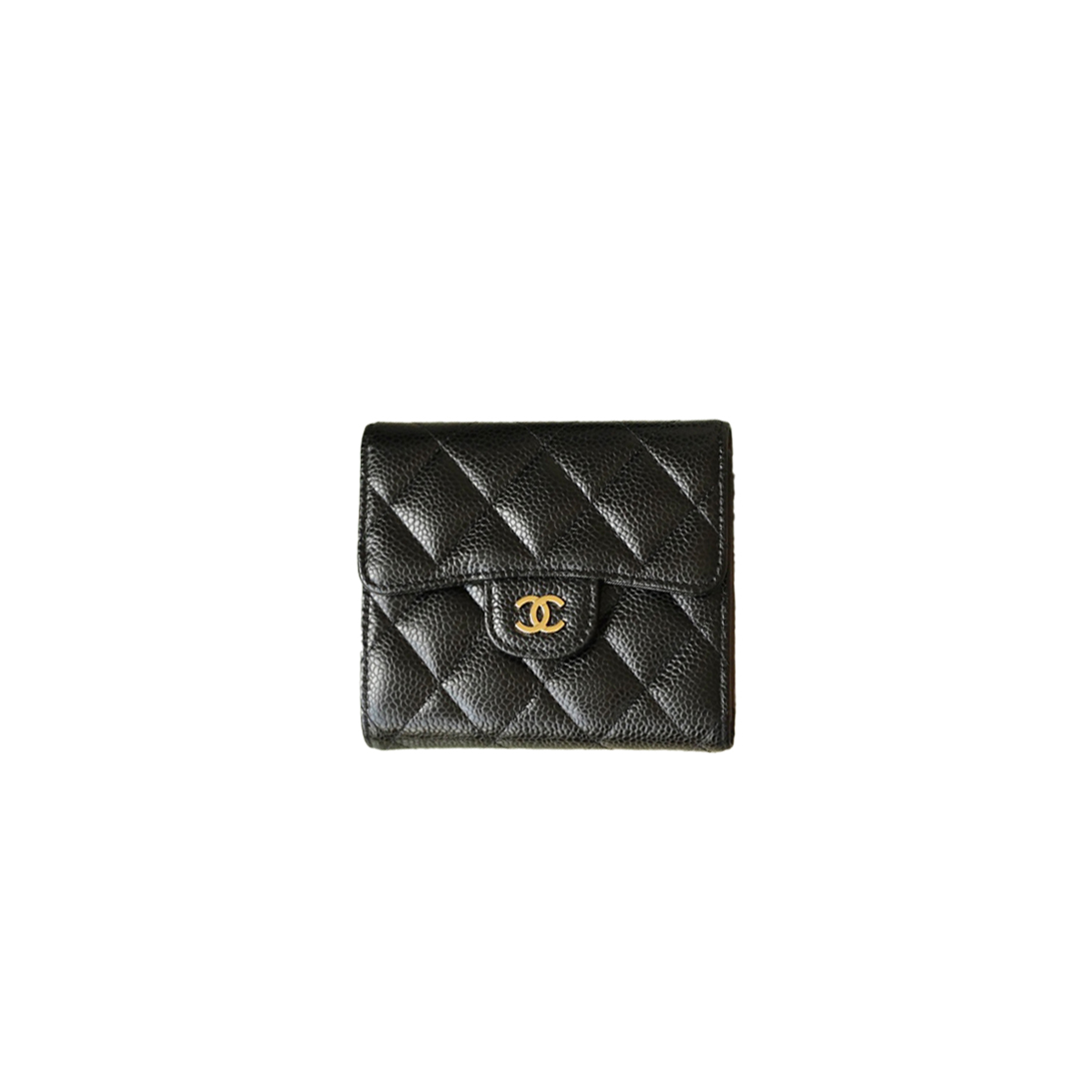 Ch*el master classic small flap wallet (11.5*10.5*3cm)